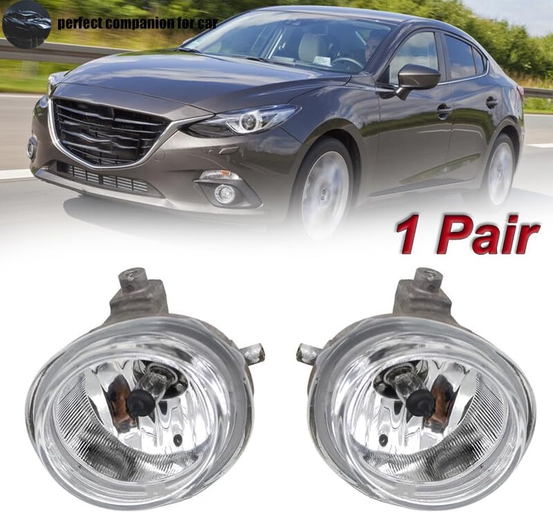 ya 7 8.24 baidi 1 pair of front bumper fog lights fog lights for Mazda 3 / Axela for Mazda 2/5/6/Atenza