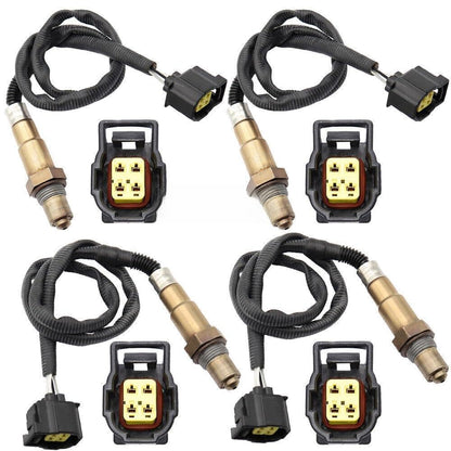 ya 4 8.8 4pcs Oxygen O2 Sensor 1&2 for 2004-2010 for Chrysler Sebring 2.7L 3.5L Upper+Lower