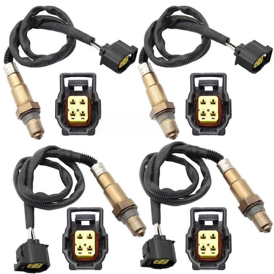 ya 4 8.8 4pcs Oxygen O2 Sensor 1&2 for 2004-2010 for Chrysler Sebring 2.7L 3.5L Upper+Lower