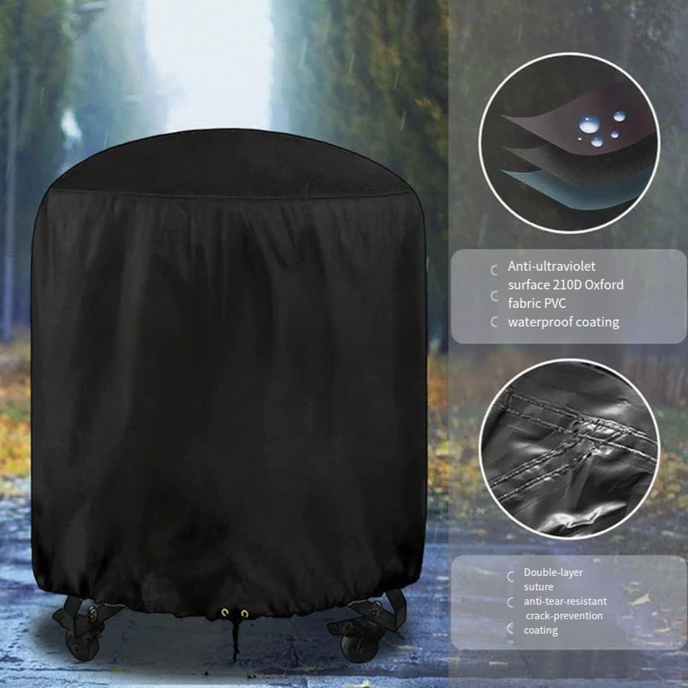 ya 14 9.20 baidi Round BBQ Cover 73x71cm for Protecting Outdoor Grills and Round Furniture-1