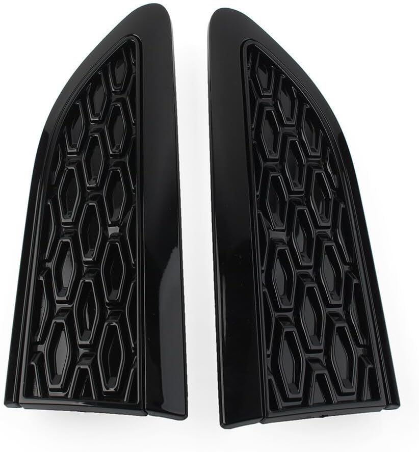 ya 4 8.14 for Land Rover Discovery Sport 2015+ Glossy Black Side Wing Vent Fender Trim 2pc