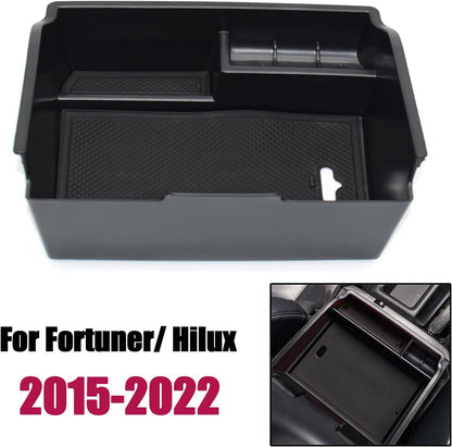 ya 4 8.24 baidi for Toyota Fortuner Hilux 2015-2024 Car Armrest Storage Box Center Console Tray