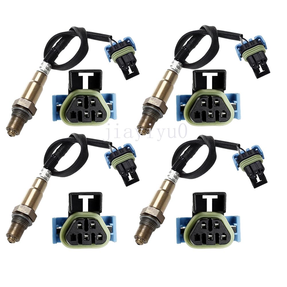 ya 4 8.8 4pcs Oxygen Sensor Upper+Lower for 2009-2011 for Chevrolet Traverse for GMC Acadia 3.6L