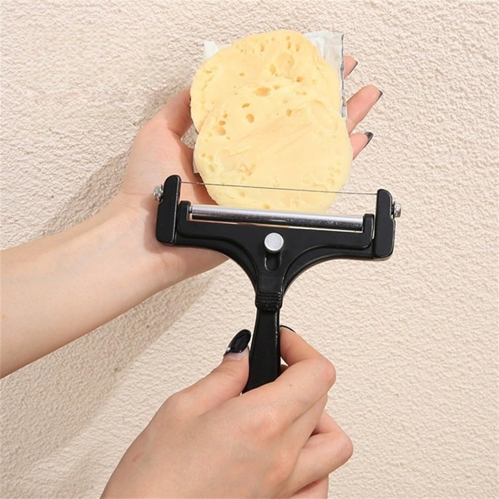 ya 14 9.20 baidi Aluminum Cheese Cutter Adjustable Thickness with 4 Stainless Steel Wire Blades-1