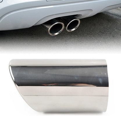 ya 14 9.20 zhengce Car Stainless Steel Rear Pipe Tail Muffler Tip Fit for Audi Q7 2009-2021-1