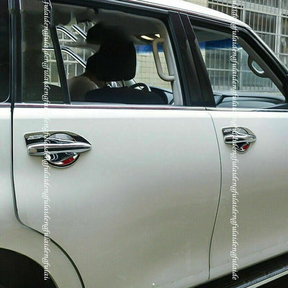 ya 6 8.24 baidi Chrome Exterior Door Handle Bowl Cover Trim for Nissan Patrol Y62 Armada 2013-2020 