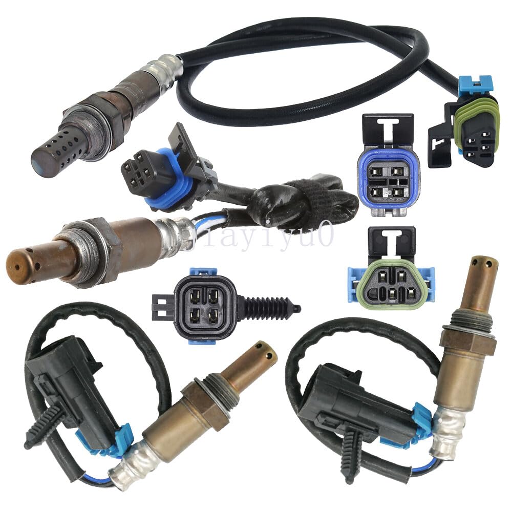ya 4 8.8 4X Oxygen Sensor for 2008 2009 for Saab 9-7X for Chevrolet Trailblazer 6.0L Upper+Lower