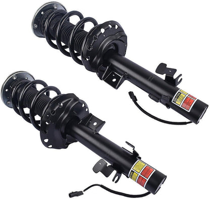 ya 12 10.8 baidi Pair Front LH+RH Shock Strut Assys w/Electric for Range Rover Evoque 2012-2018
