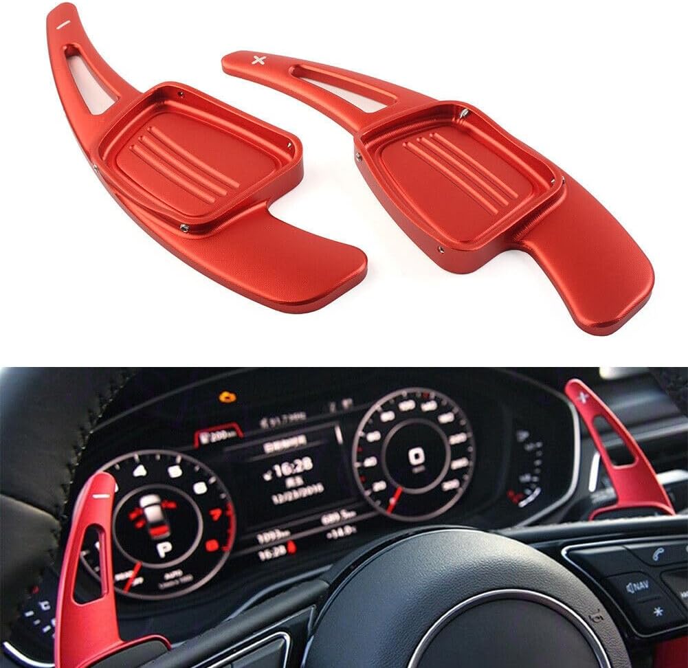 ya 5 8.24 baidi 2xSteering Wheel Shift Paddle Shifter Fit for Audi A3 A4L A5 A6L S3 S4 Q2 Q5L Q7 TTS