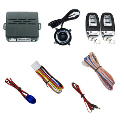 ya 5 8.10 Car Alarm Remote Start Keyless Push Start System Compatible Car Parts 12V