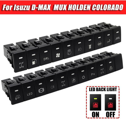ya 13 9.15 baidi FOR for Holden for Isuzu V-Cross MU-X D-MAX 2012-2020 Push Switch On-Off Button w Wiring