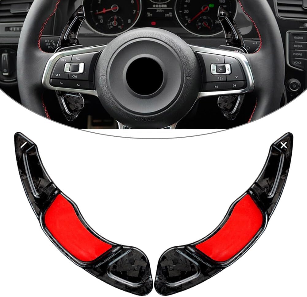 ya 5 8.24 baidi Steering Wheel Paddle Shifter Extension 2PCS Fit for VW for Golf 7 MK7 R MK7.5 Polo
