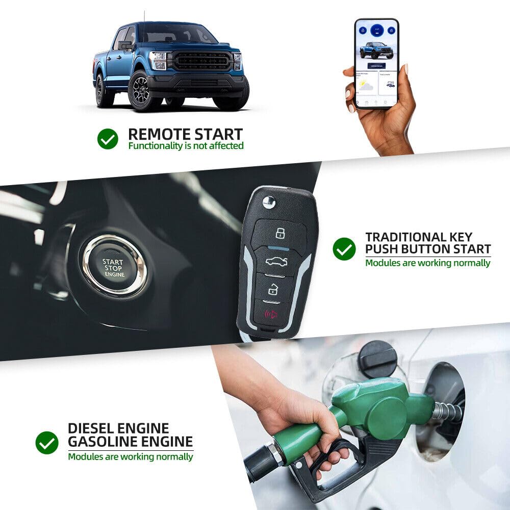 ya 8 8.24 baidi Auto Start Stop for 15-20 for Ford A-Off Deleters - No More Frequent Shut-Offs 
