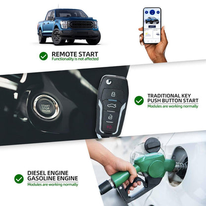 ya 8 8.24 baidi Auto Start Stop for 15-20 for Ford A-Off Deleters - No More Frequent Shut-Offs 