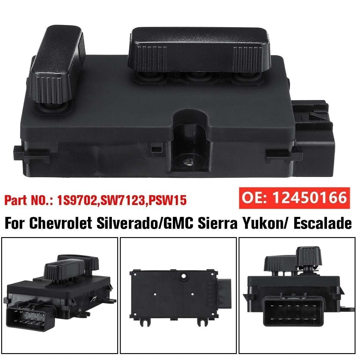 ya 5 8.10 Driver Side Power for SEAT Switch 12450166 for Chevrolet Tahoe Suburban for Silverado M01