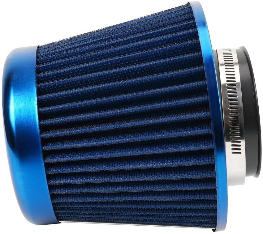 ya 13 9.15 baidi 376mm Inlet Cold Air Intake Cone Replacement Washable Clamp-On Dry Air Filter