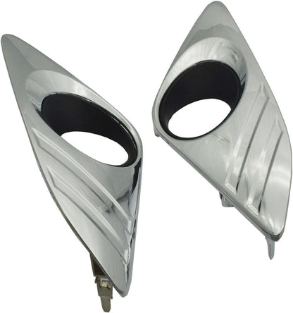 ya 11 9.14 zhengce A pair of chrome fog lamp decoration protective covers for Toyota for Camry