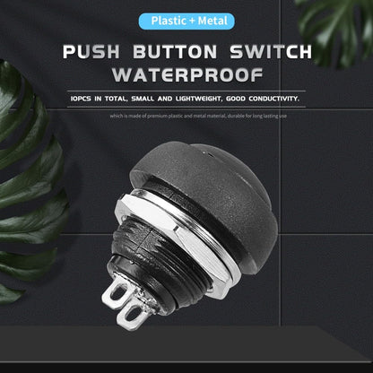 ya 23 10.7 baidi Waterproof Switch Round Self Reset Toggle Small Push Button