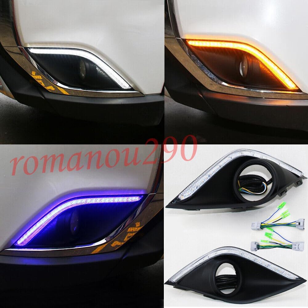 ya 9 10.24 Suitable for Mitsubishi for Outlander 2016-2020 LED Daytime Running Lights/Turn Signals