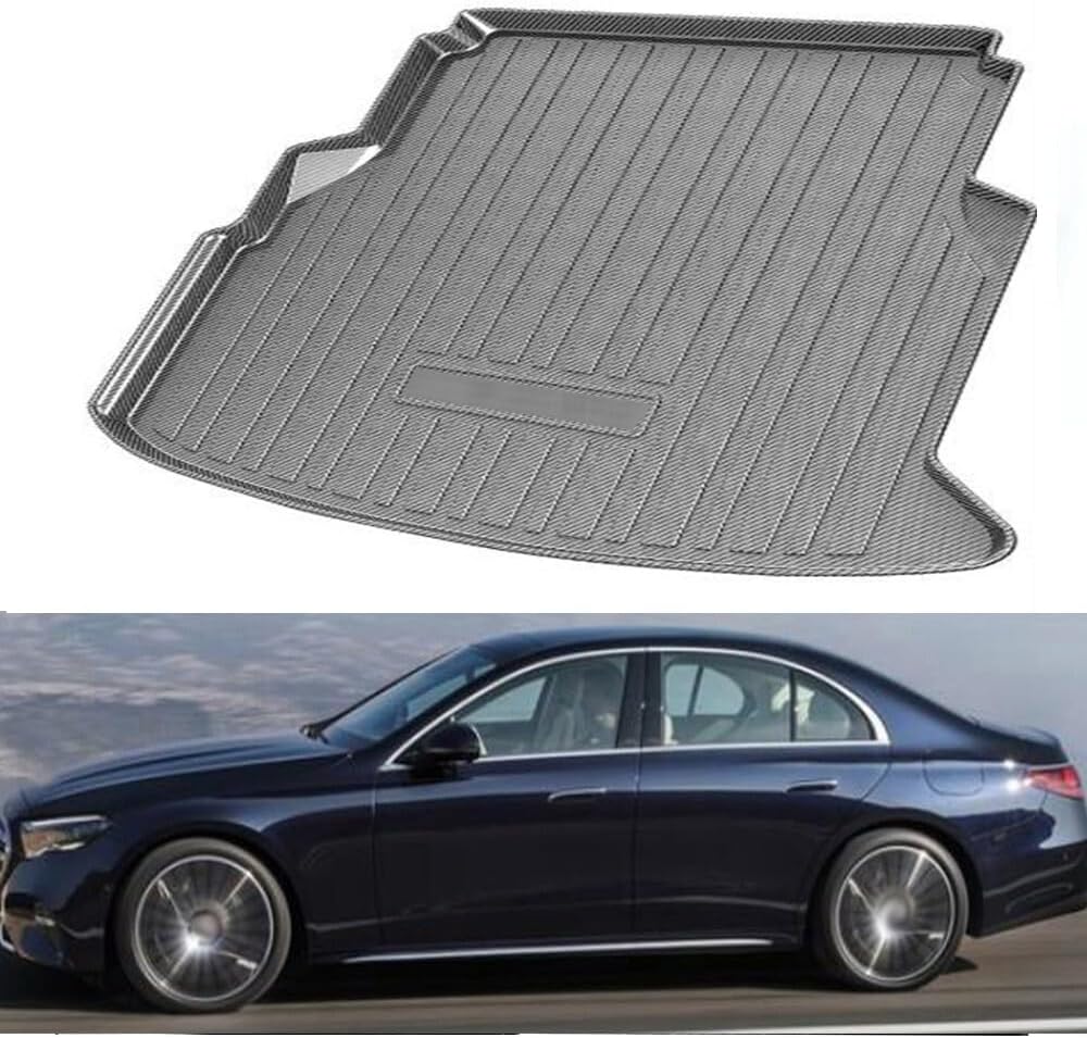 ya 4 8.10 Car Rubber Mat Pad Liner Cargo Mat Tray Trunk Floor Mat for M- for Benz E-Class 2024+