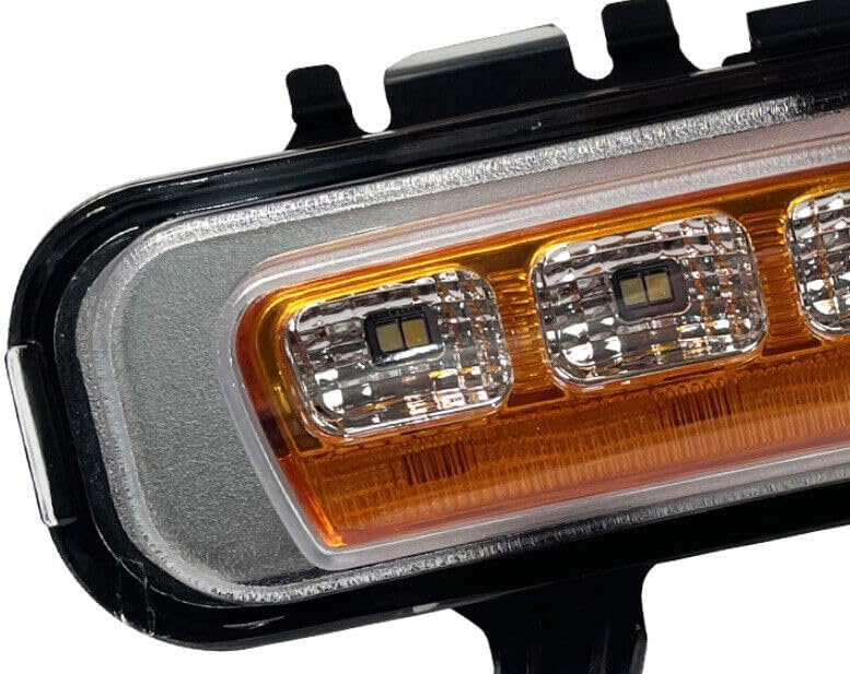 ya 4 8.24 baidi for Ford Edge 2009-14 LED Front Bumper Fog Lights Daytime Running Lights Turn Signals 