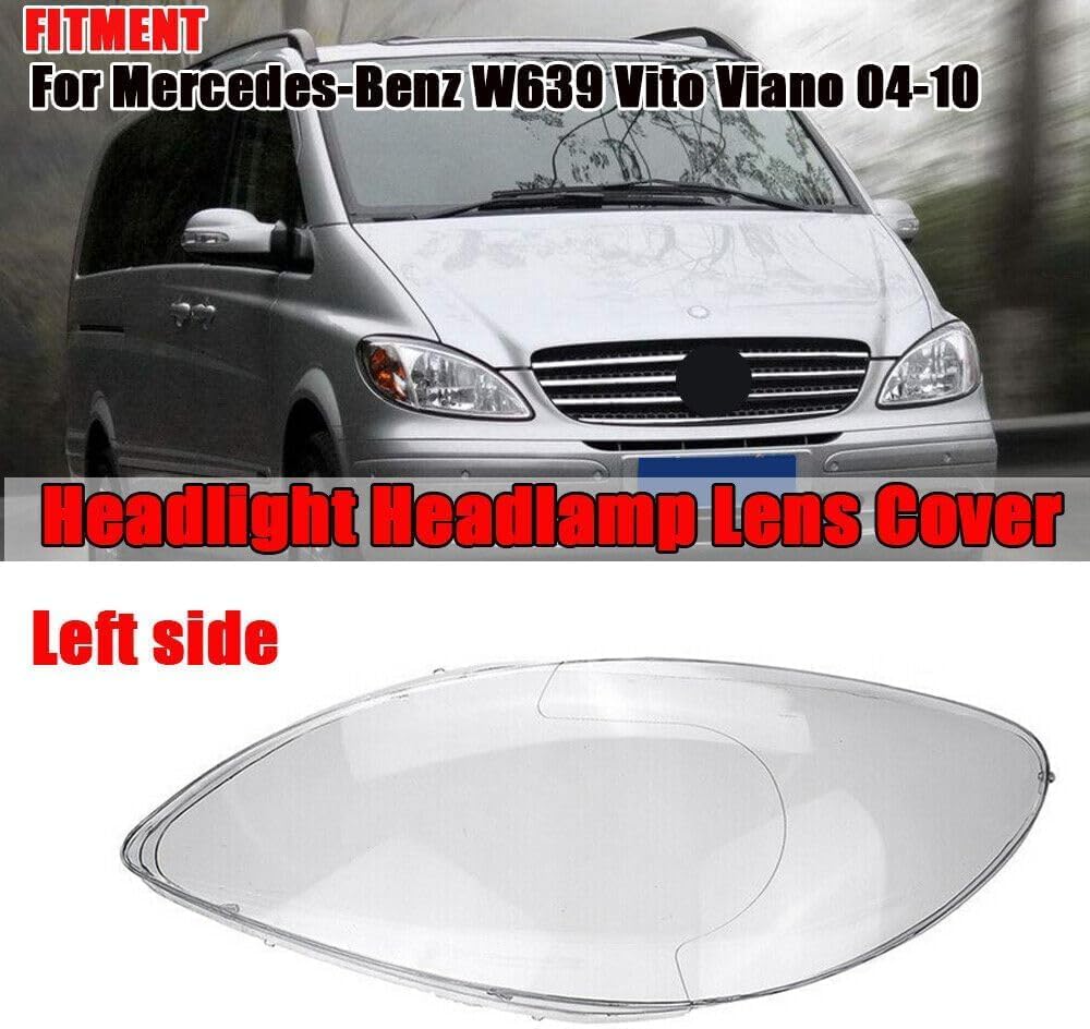 ya 14 9.20 zhengce Headlight Headlamp Lens Cover Left Side for Mercedes-Benz W639 Vito Viano-1
