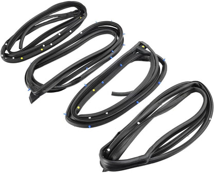 ya 10 9.16 baidi 4 x for Corolla 2007-2013 Front Rear Door Weatherstrip Rubber Circle