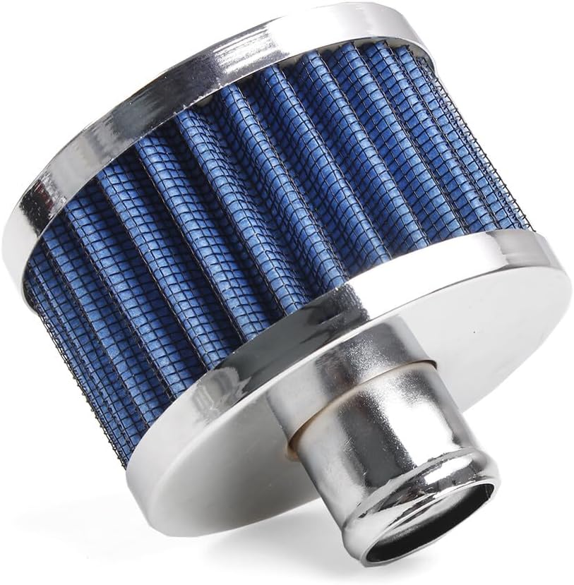 ya 13 9.15 baidi Blue Extra Flow 1 to 1-1/4 Push In Valve Cover Baffle Breather Vent Filter Kit