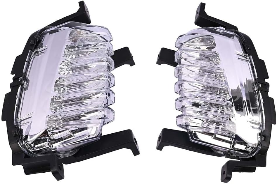 ya 9 10.24 Driver +Passenger Side LED Driving Light For 2018-2019 for Hyundai Sonata 2.0T ONLY