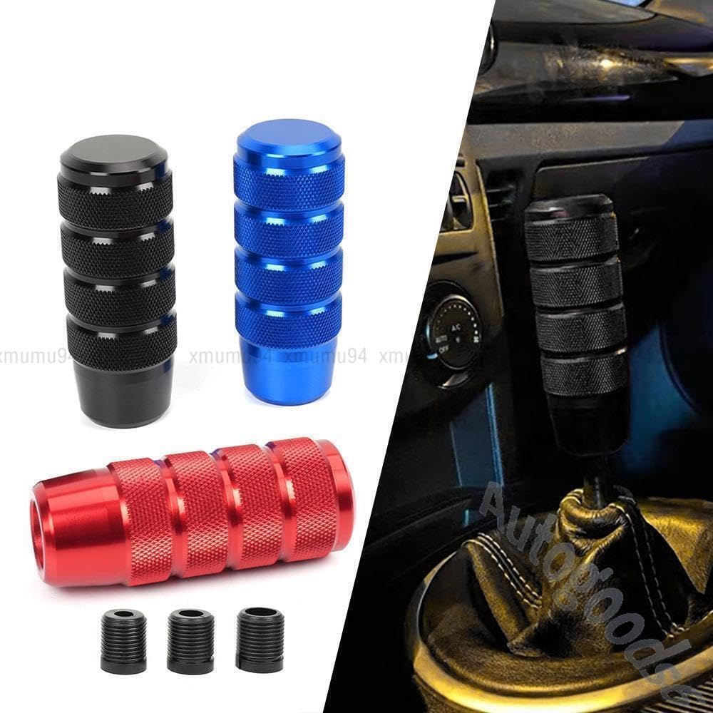 ya 4 8.24 baidi Universal JDM Black Aluminum for Manual Gear Stick Shift Knob Shifter Lever Heads