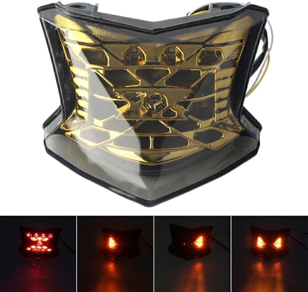 ya 10 9.16 zhengce Rear Taillight Brake Turn signal Lamp Fit for Kawasaki Z900 / Z650 ABS 17-2