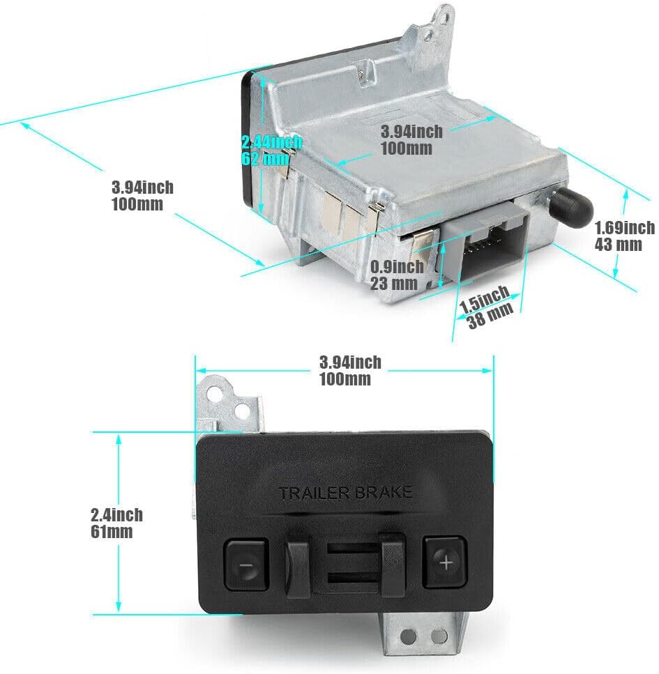 ya 9 10.24 Dash Trailer Brake Controller Kit for Ford F-150 F150 2011-2014 BL3Z19H332A