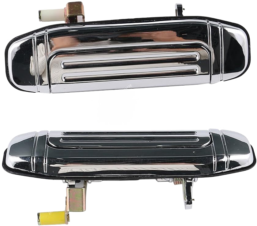 ya 9 10.24 2xExterior Rear L+R Door Handle Plating Chrome for Mitsubishi Montero for Pajero V46