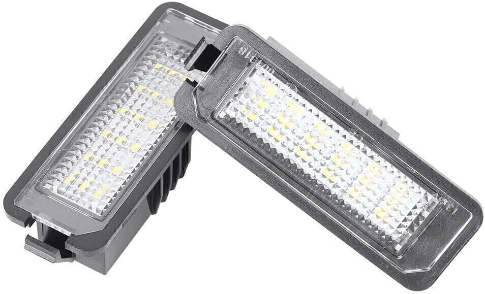 ya 13 9.15 baidi 2x Fit for VW Golf MK4 5 6 Passat EOS Polo LED Rear License Number Plate Wh