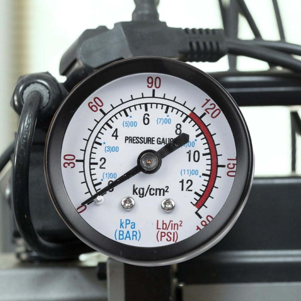 ya 4 8.24 baidi 2 Pcs Pressure Gauge Accessories Air Compressor Liquid Filled Tank