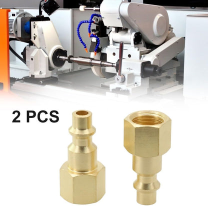 ya 14 9.20 baidi 1/4 NPT Air Line Hose Compressor Connectors Brass Female Quick Release Fitting-1