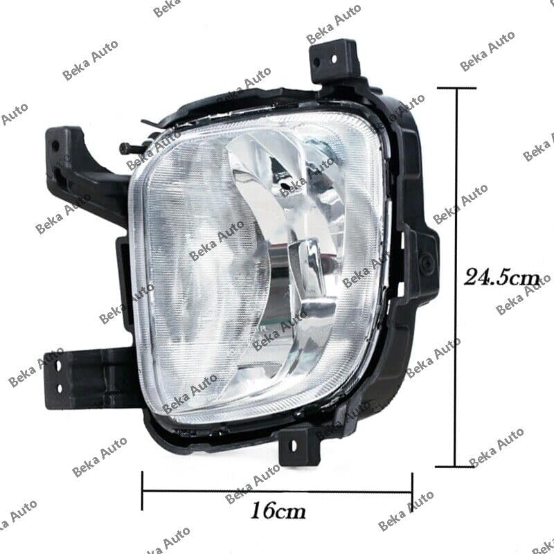 ya 2 8.15 A pair of front bumper fog lights suitable for Kia Carens Rondo 2013 2014 2015 2016 left and right