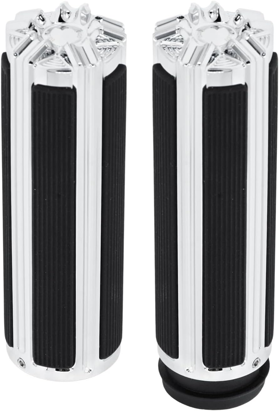 ya 11 9.14 baidi1 Chrome Electronic Throttle Hand Grips for Harley Touring Dyna Softail Trike