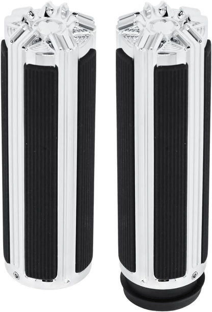 ya 11 9.14 baidi1 Chrome Electronic Throttle Hand Grips for Harley Touring Dyna Softail Trike