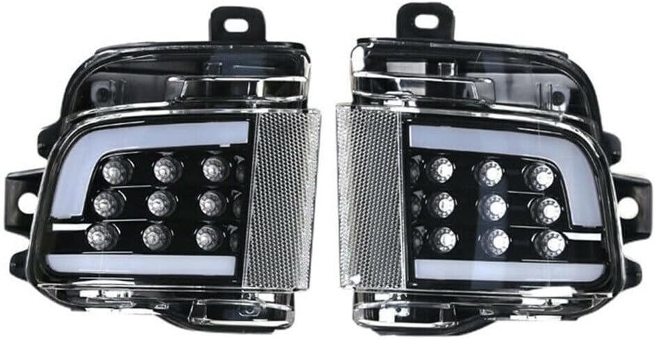 ya 10 9.16 zhengce for Toyota for Land Cruiser 2016-2021 Black LED Rear Bumper Reflectors Tail