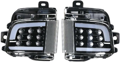 ya 10 9.16 zhengce for Toyota for Land Cruiser 2016-2021 Black LED Rear Bumper Reflectors Tail