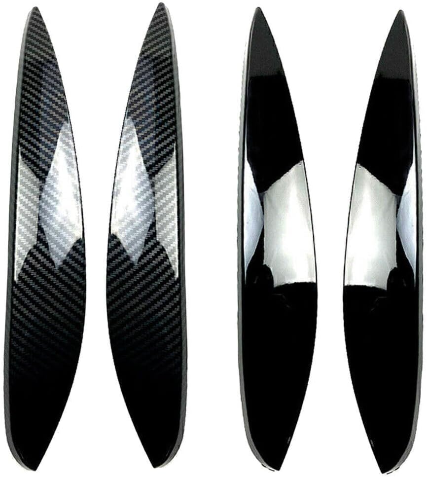ya 4 8.14 for Mercedes-Benz for Smart 2014+ 2x Headlight Eyelid Lid Eyebrow Cover Trim