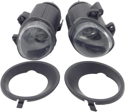 ya 10 9.16 zhengce CLEAR BUMPER DRIVING FOG LIGHTS LAMP W/COVER BEZEL Fit for BMW E53 X5 1999-