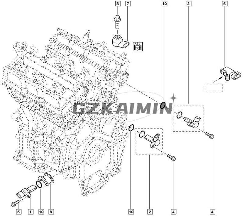ya 2 8.15 Crankshaft Camshaft Sensor A29-630 for Nissan Primera Pathfinder Pulsar