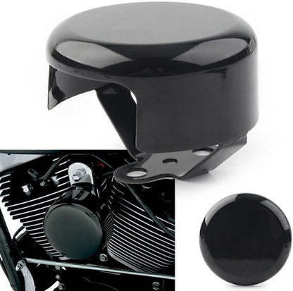 ya 9 10.24 Motorcycle Smooth Horn Cover for Harley Softail FLHX FLT FLHT Dyna Bad Boy