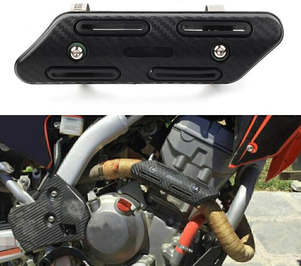 ya 4 8.8.2 Universal Muffler Pipe Heat Shield Cover Heel Guard Motorcycle