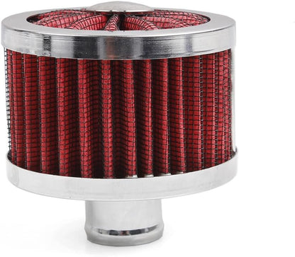 ya 13 9.15 baidi Red Extra Flow 1 to 1-1/4 Push In Valve Cover Baffled Breather Vent Filter