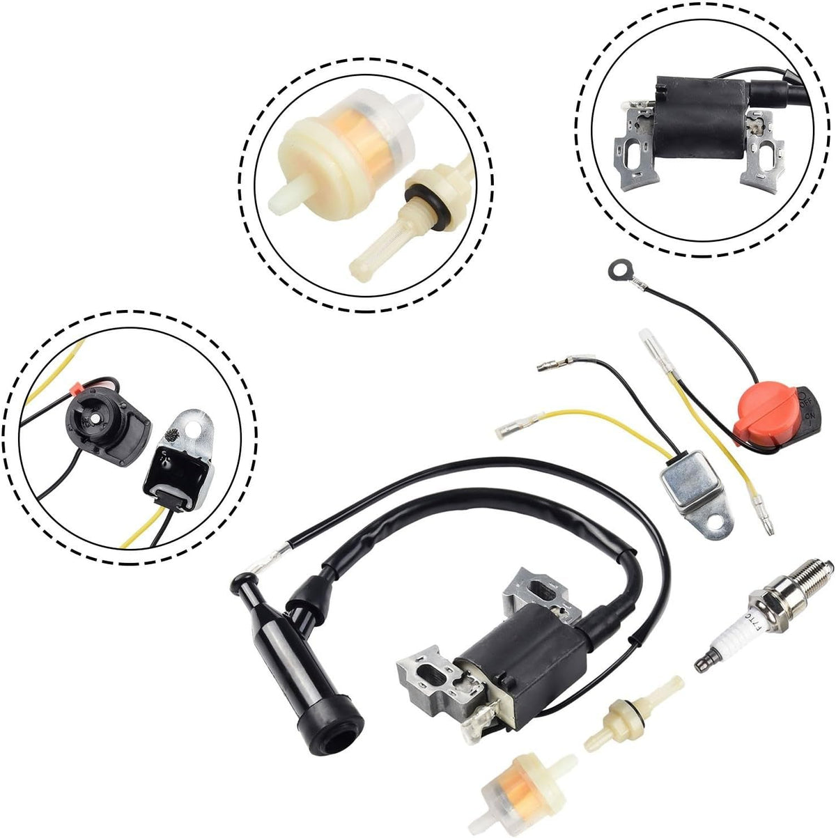 ya 26 10.21 baidi Ignition coil kit Three Cable Switch Replace 30500-ZE1-013 30500-ZE1-053