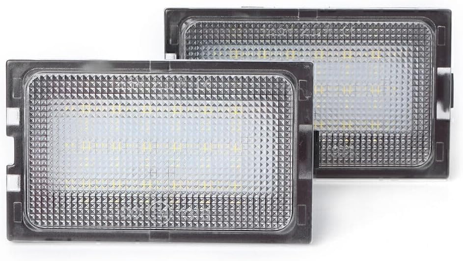 ya 4 8.8 2pcs 6 LED License Plate Number Lights for Range Rover LR3 LR4 L359