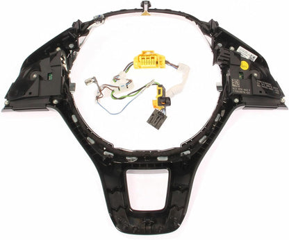 ya 4 8.14 Chrome Multi-function Steering Wheel Switch Cover&Cable Kit for VW for JETTA MK6